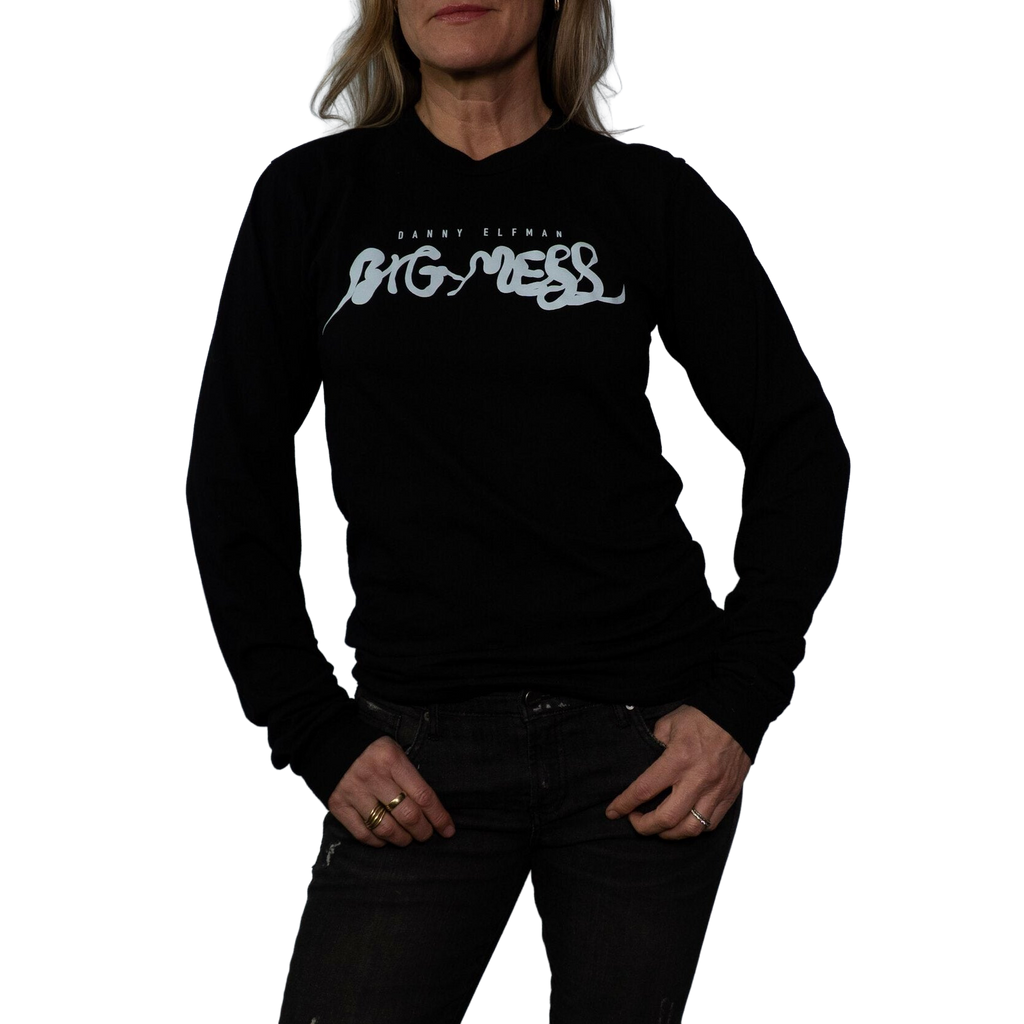Ice Blue 'Big Mess' Long Sleeve T-Shirt