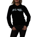 Ice Blue 'Big Mess' Long Sleeve T-Shirt