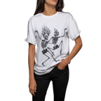 White Dancing Skeletons T-Shirt