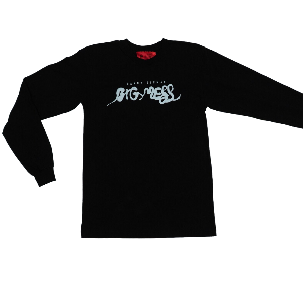 Ice Blue 'Big Mess' Long Sleeve T-Shirt