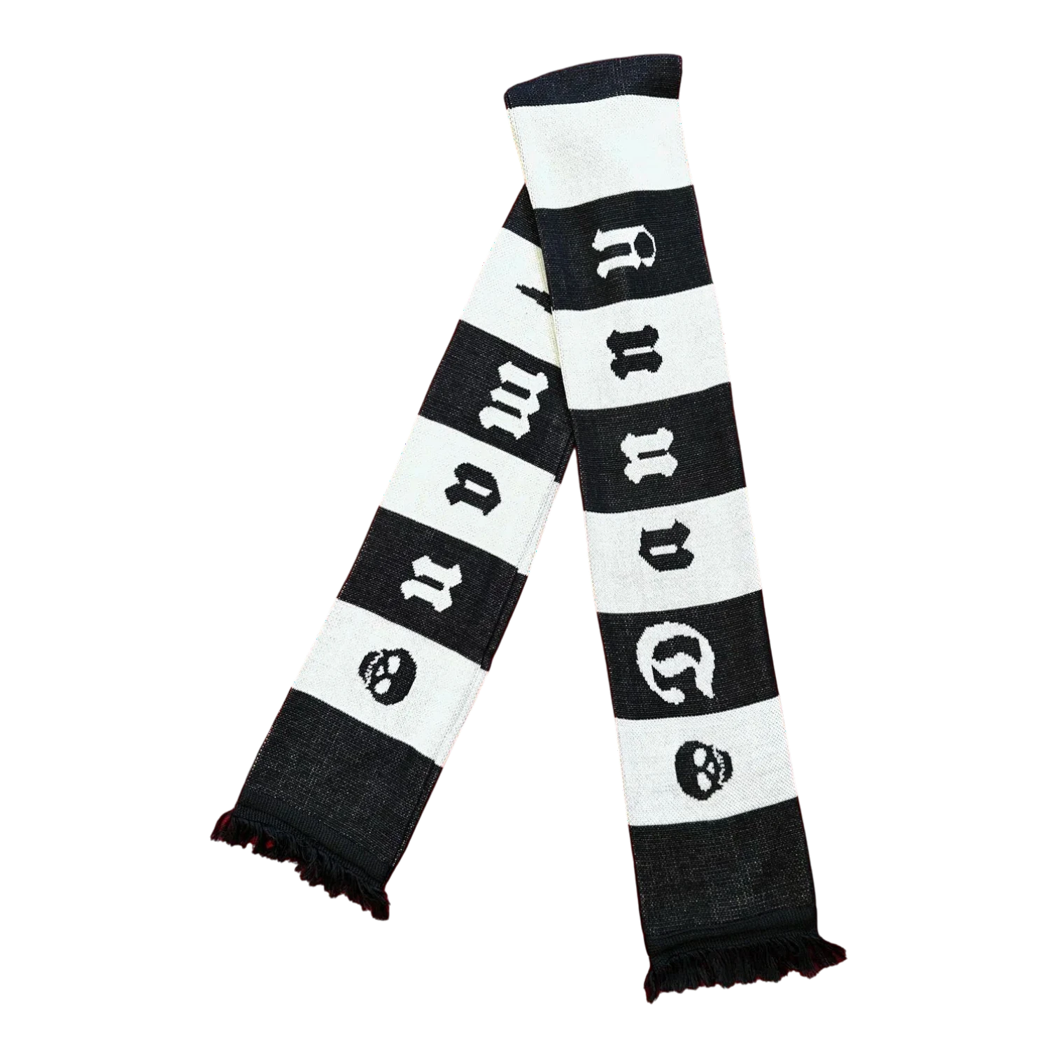 Danny Elfman Striped Scarf