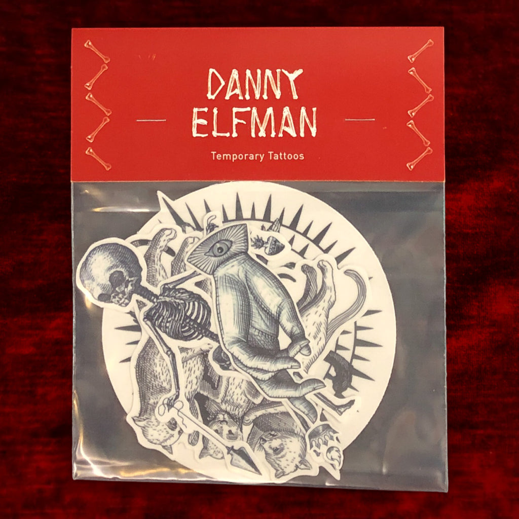 Danny Elfman Temporary Tattoos