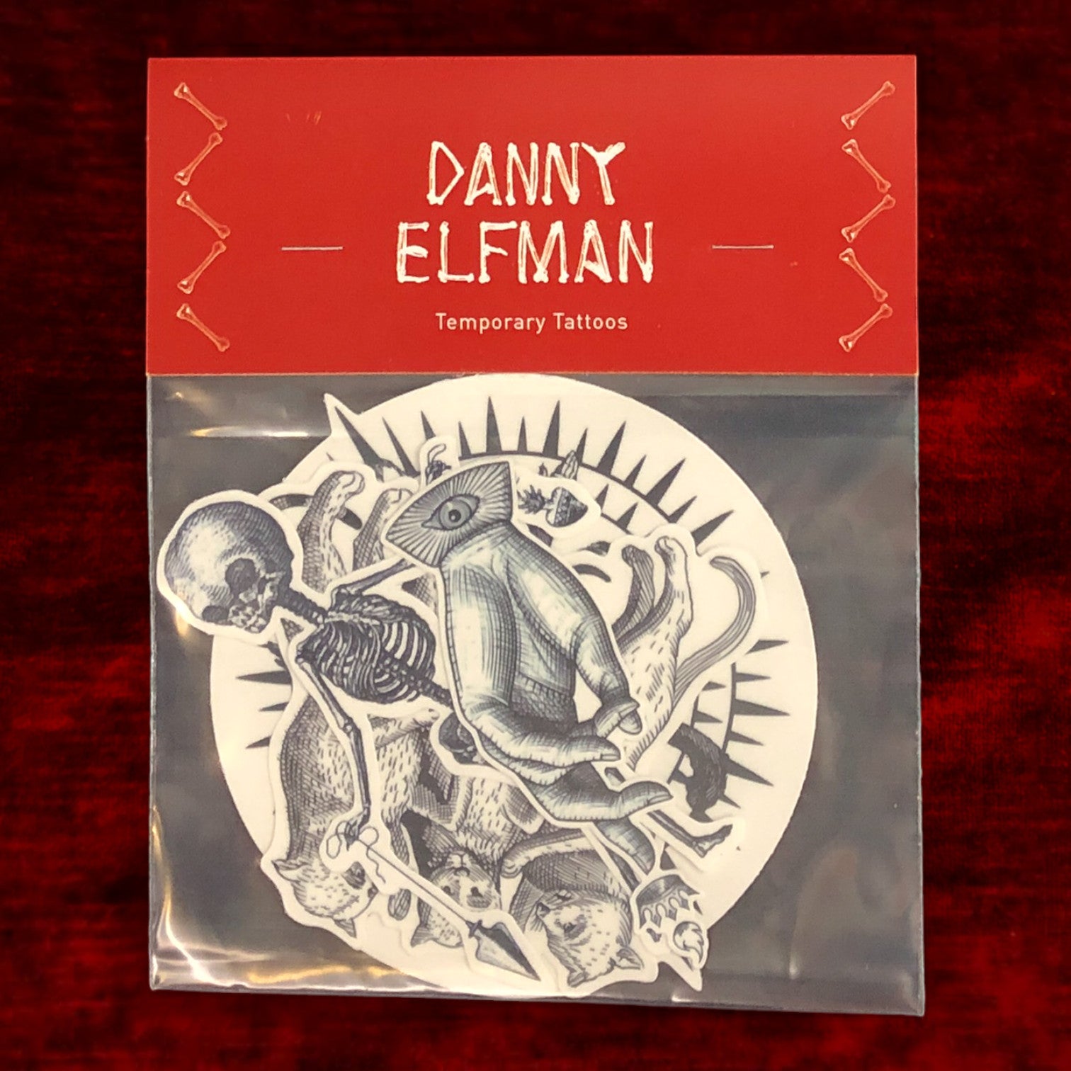 Danny Elfman Temporary Tattoos