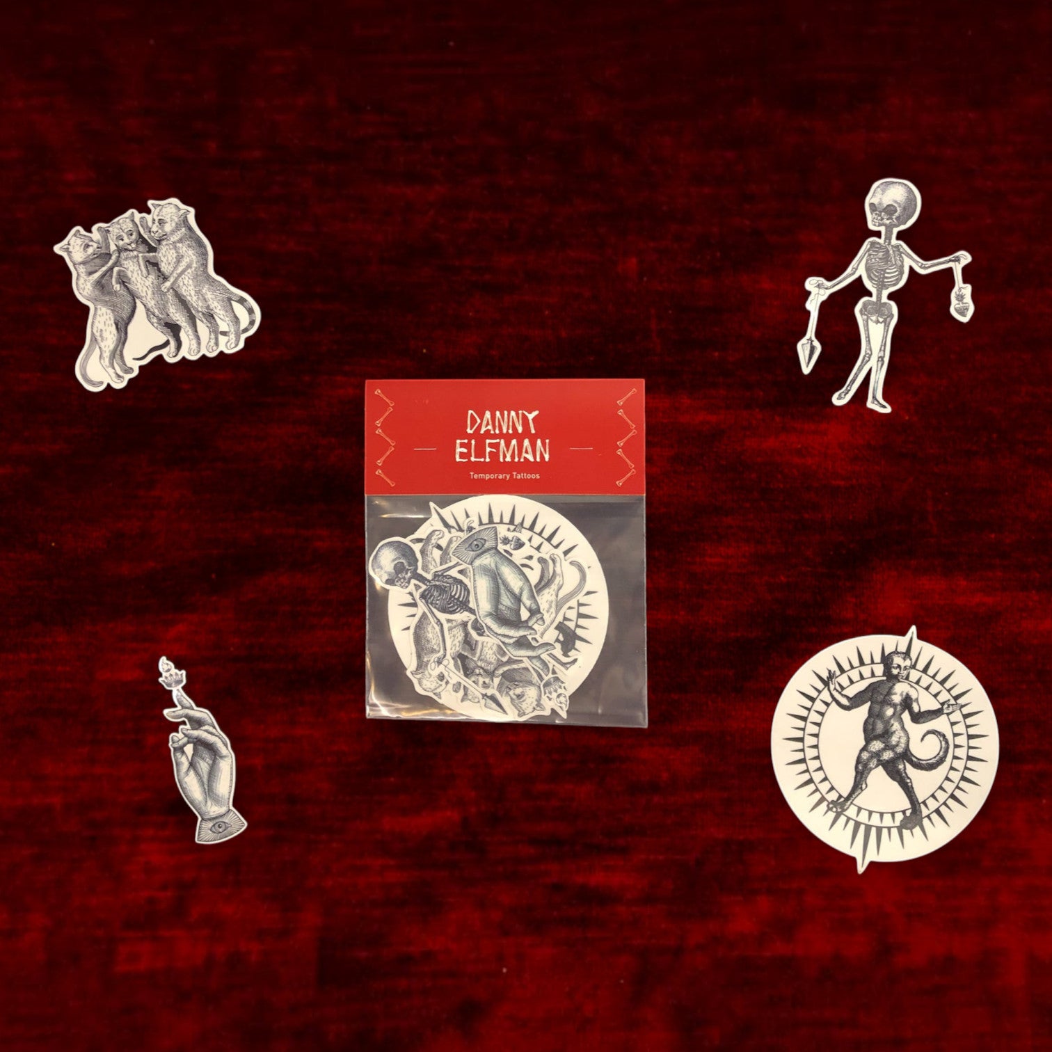 Danny Elfman Temporary Tattoos